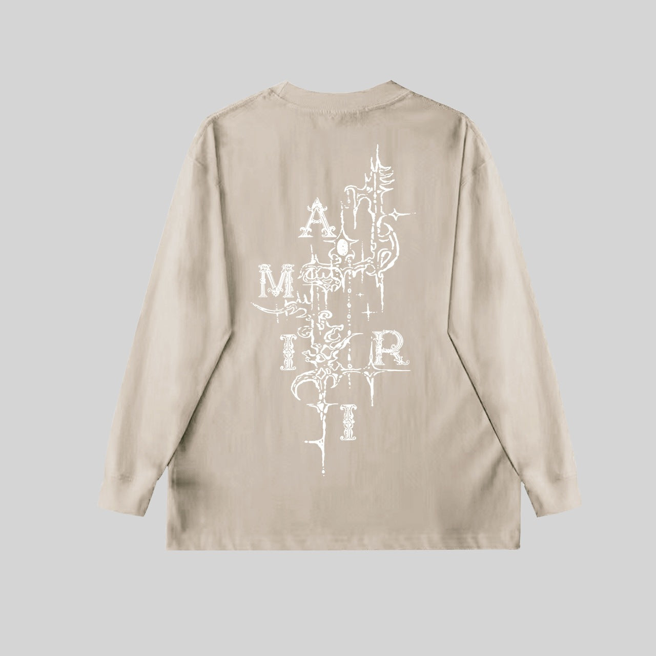 Amiri Sweatshirt AMI Letter Pattern Print Crew Neck Long Sleeve