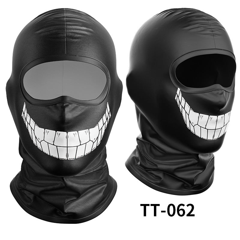 Cycling Windproof Hood Ice Silk Headgear Men's Lined Cap