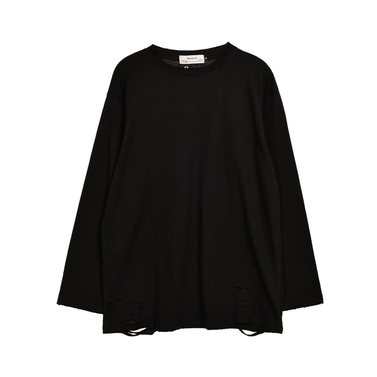 Unisex long-sleeved shirt autumpure cut and erosion pure color