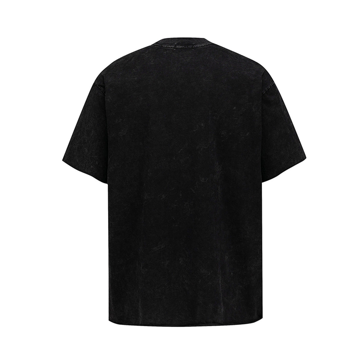 Retro Style Shirt For Men Summer Wash Short Sleeve T-Shirt