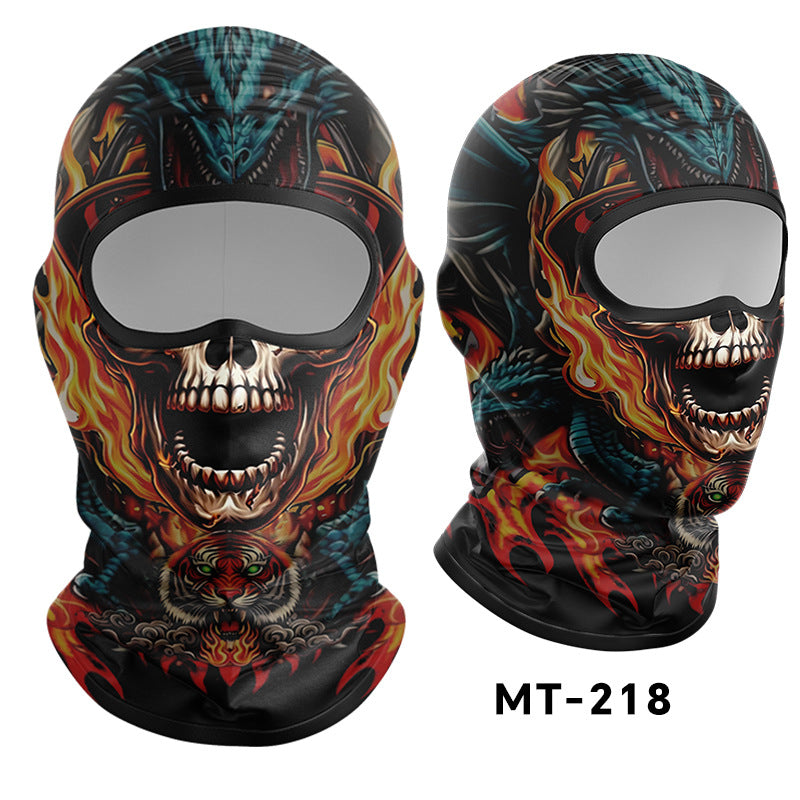 Cycling Windproof Hood Breathable Sunscreen Windproof Men's and Women's Ice Silk Fabric Lining Cap