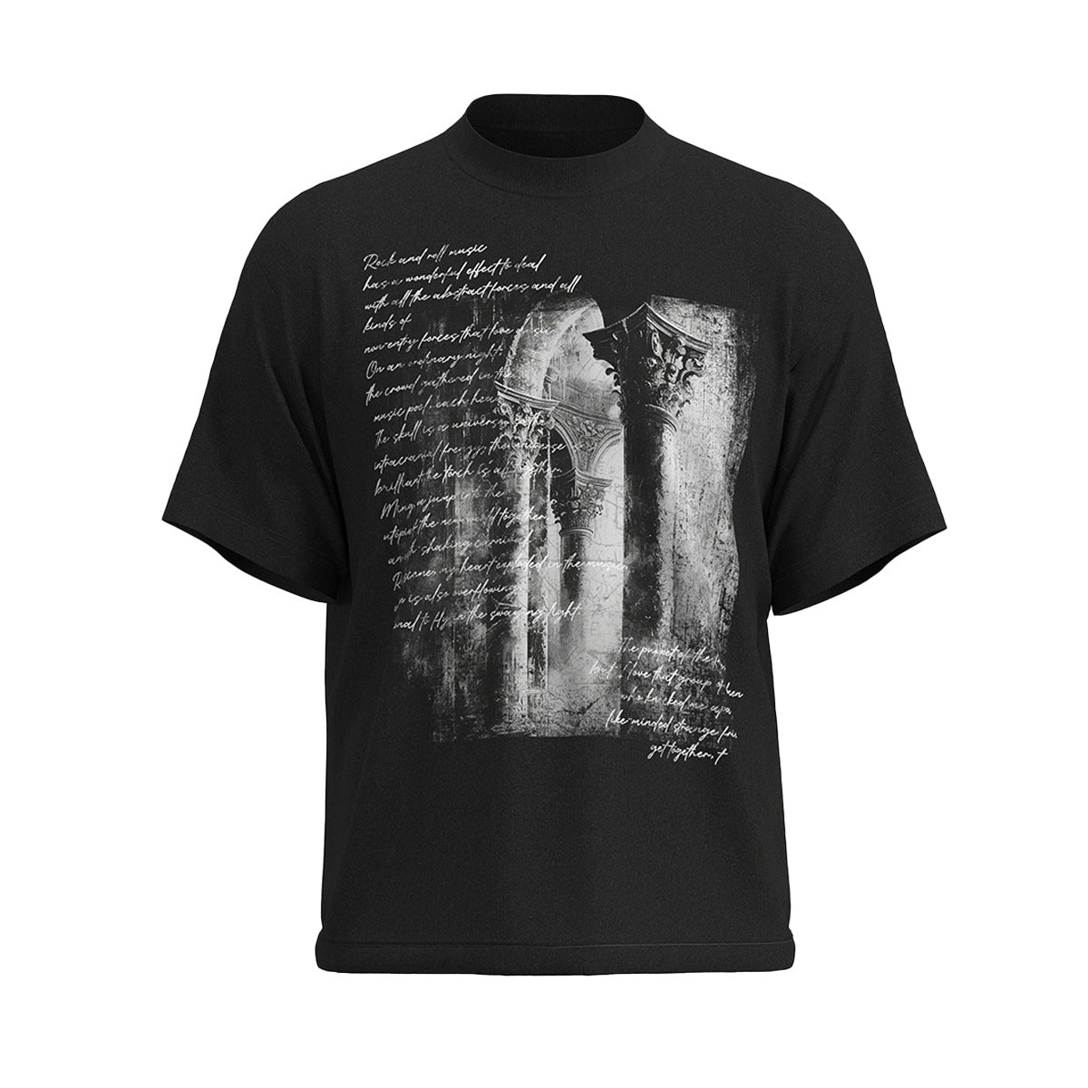 Hip hop shirt summer hip hop print t-shirt short sleeve