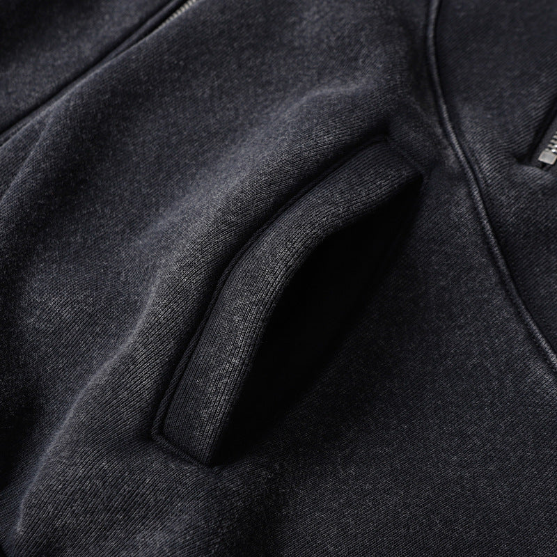 Streetwear Hoodie Vintage Washed Old Hooded Sweater