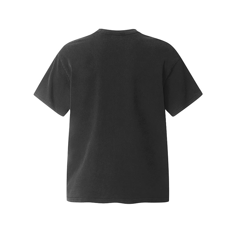 Marcas De Streetwear Vintage Old Dragon Print Short Sleeve T-Shirt