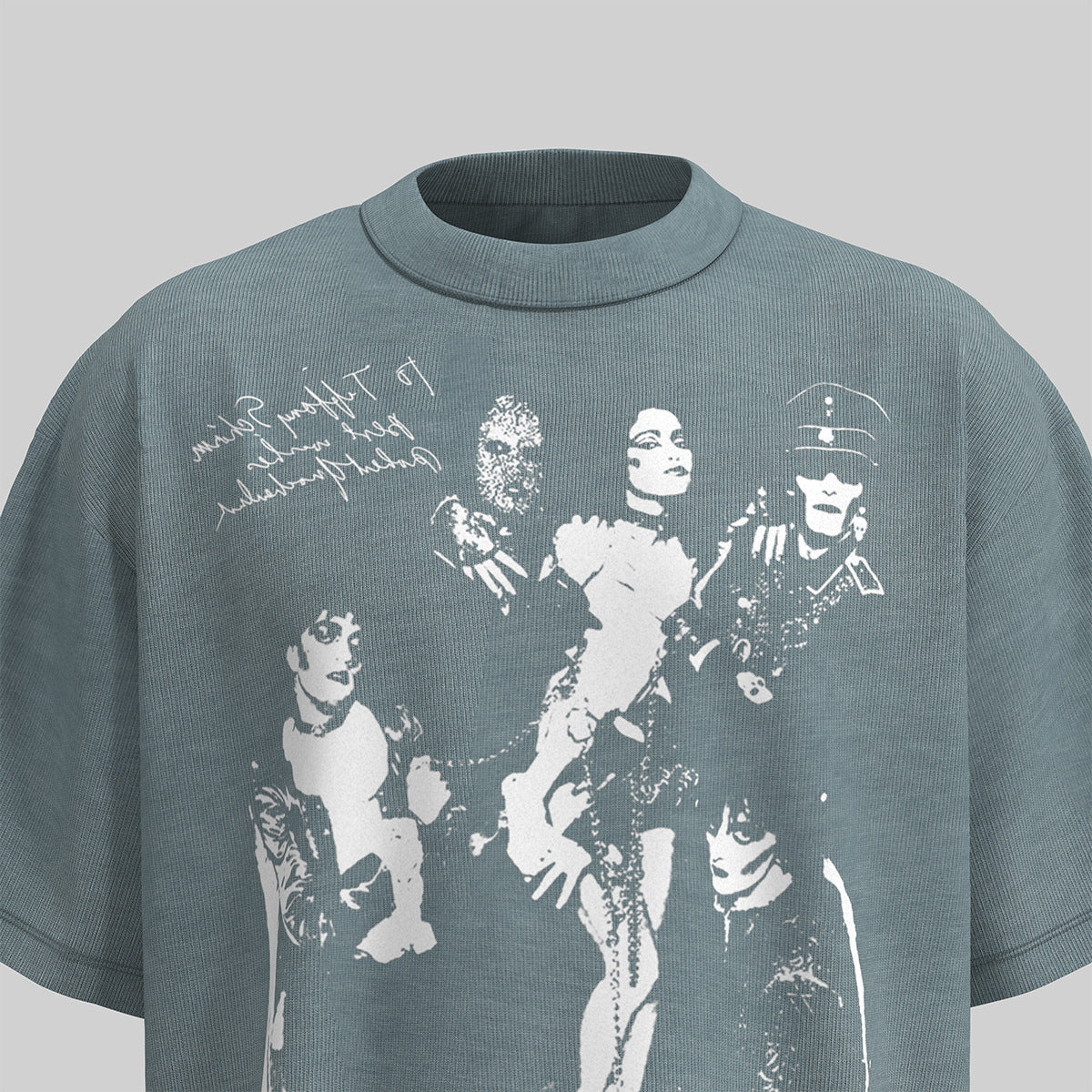 Hustle vintage summer hip hop character print t-shirt