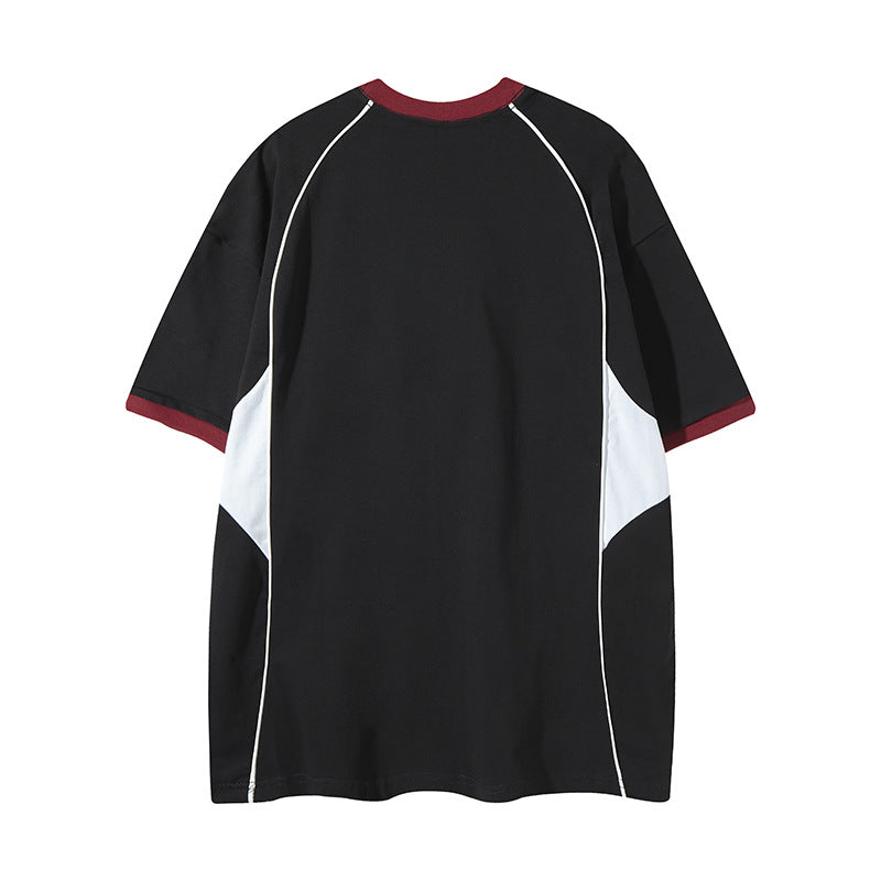 New York Hip Hop Style Vintage Summer Loose Casual Short Sleeve T-Shirt