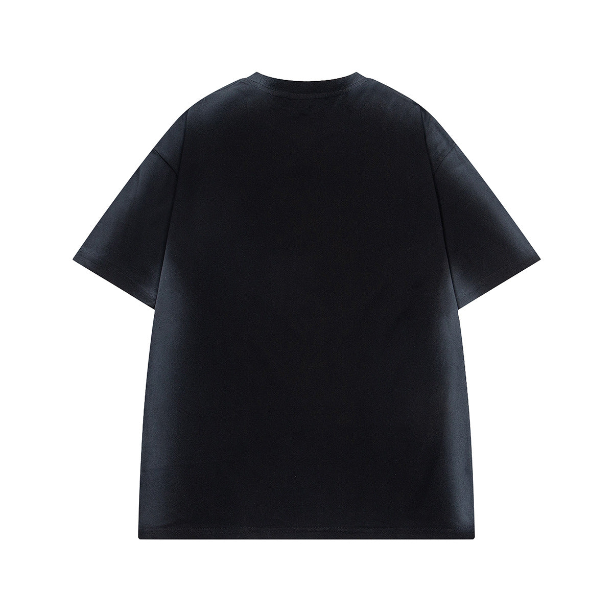 Retro Style Shirt For Men Summer Hip Hop Washed Dark Figure T-Shirt Short Sleeve