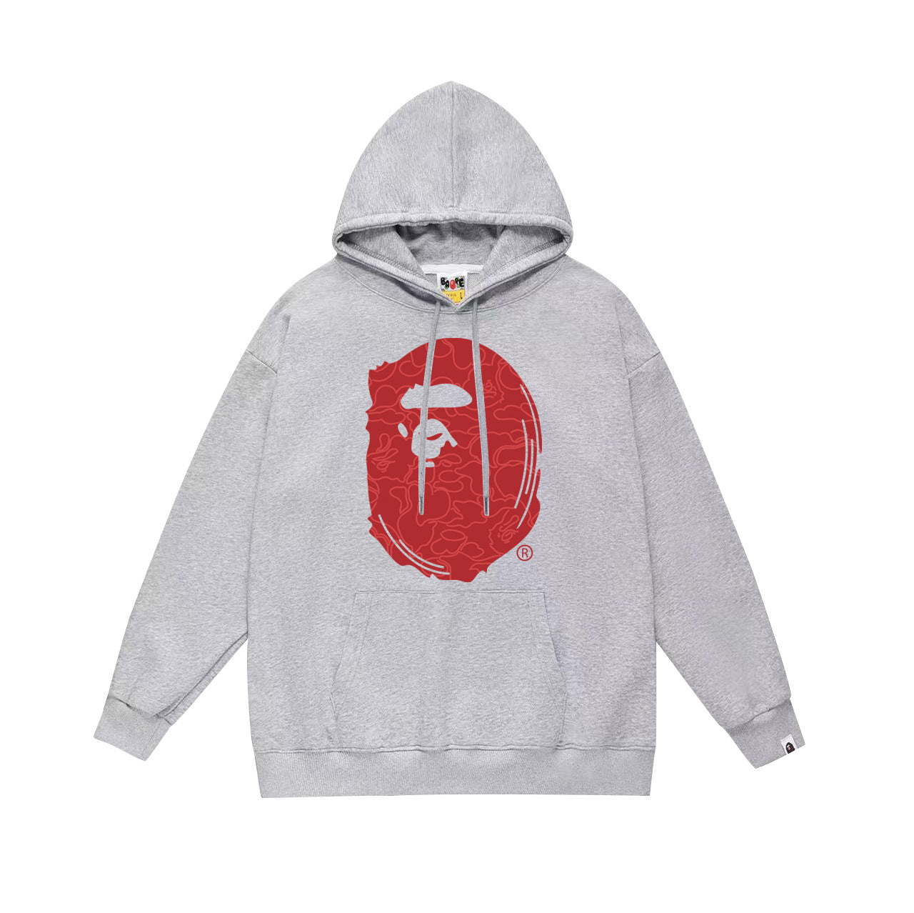 Ape Hoodie Autumn/Winter Letter Print Loose Hoodie Pullover Ape Sweater