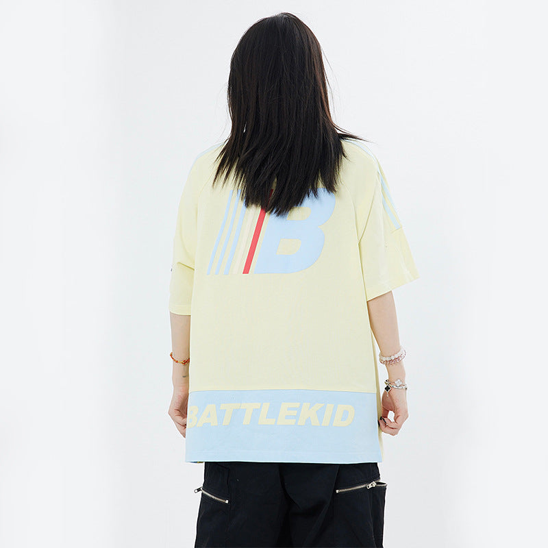 Vintage T Shirts Hip Hop Short Sleeve T-Shirt Summer Loose
