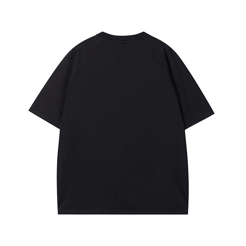 Vintage Tišö Rt Alphabet Short Sleeve T-Shirt Summer Loose Casual