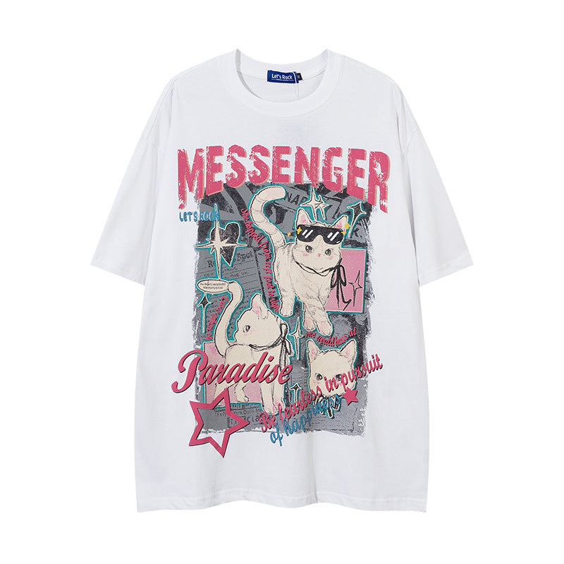 Nyc 1990 Shirt Crew Neck Short Sleeve T-Shirt Hip Hop oversize