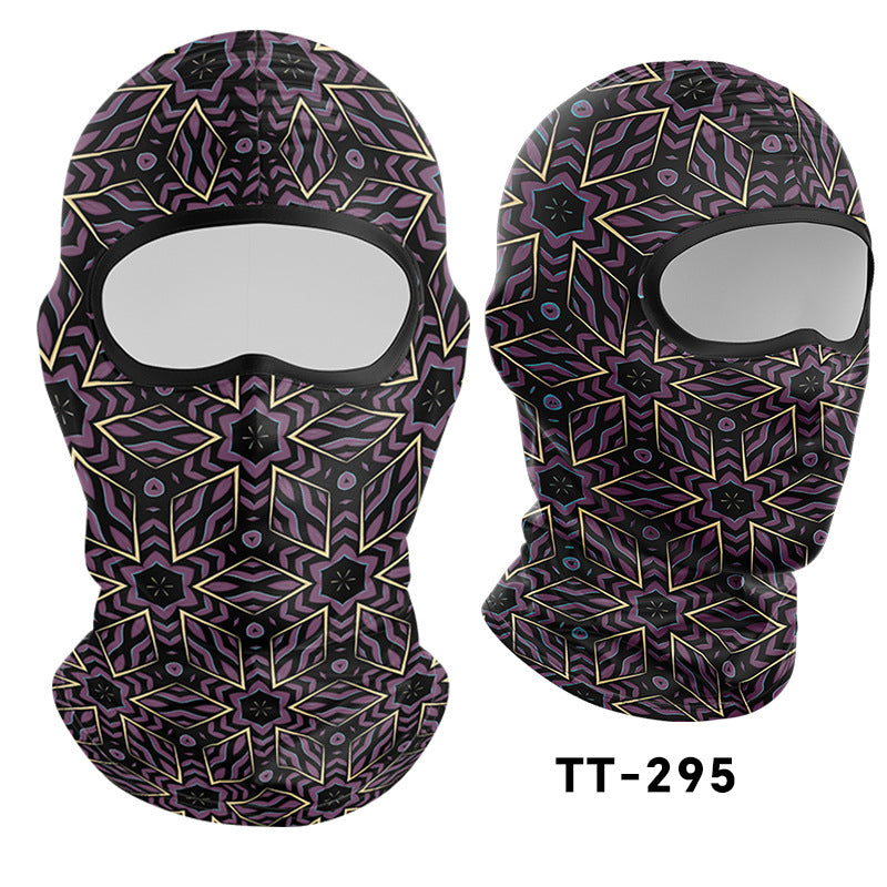 Cycling Windproof Hood Sunscreen Mask Scarf Integrated Lining
