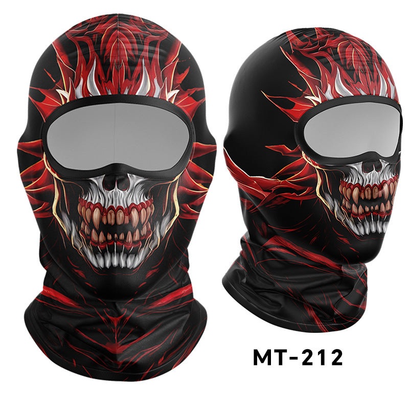 Cycling Windproof Hood Breathable Sunscreen Windproof Men's and Women's Ice Silk Fabric Lining Cap