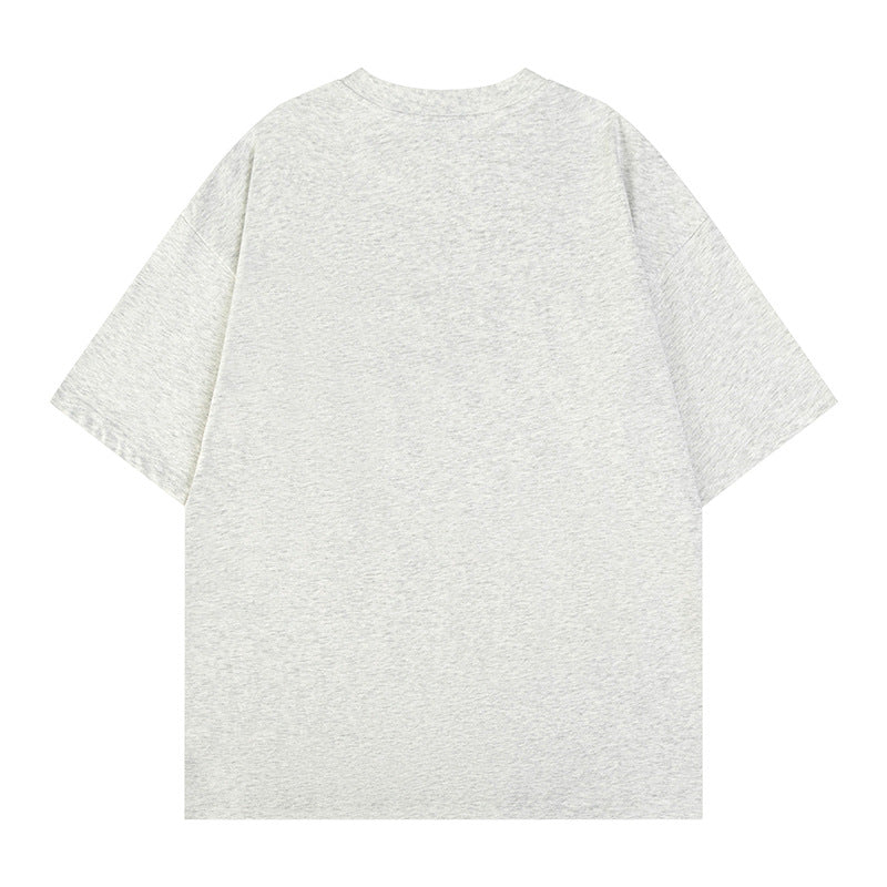 Vintage Tišö Rt Alphabet Short Sleeve T-Shirt Summer Loose