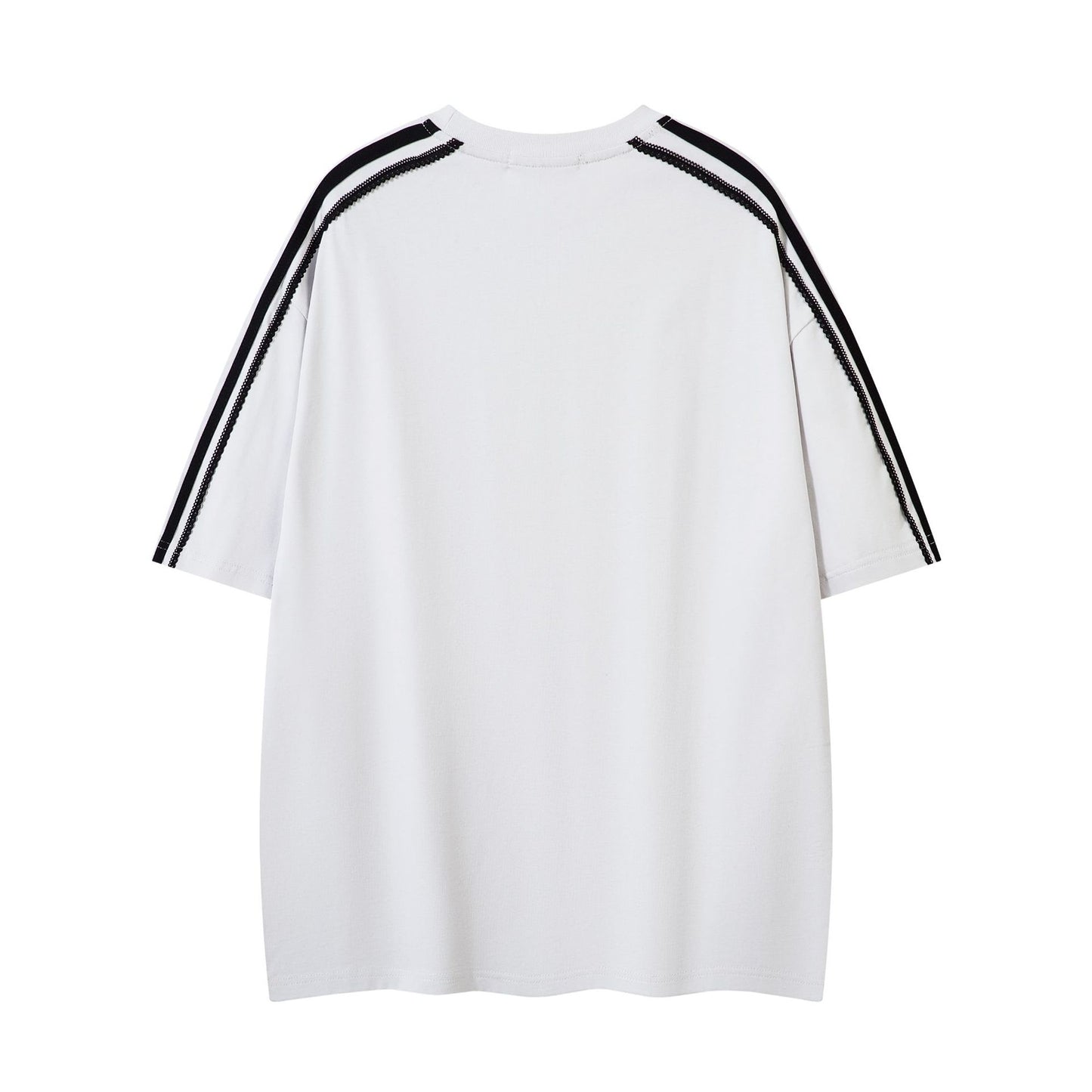 Retro Style Shirt For Men Summer Vintage Loose T-Shirt Short Sleeve