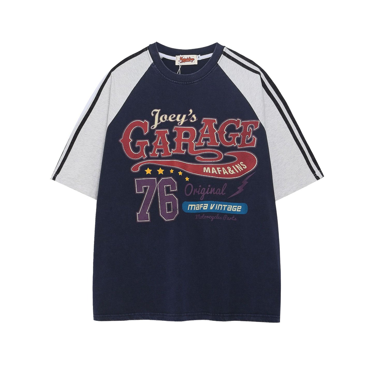 Hip hop shirt summer t-shirt vintage loose short sleeve