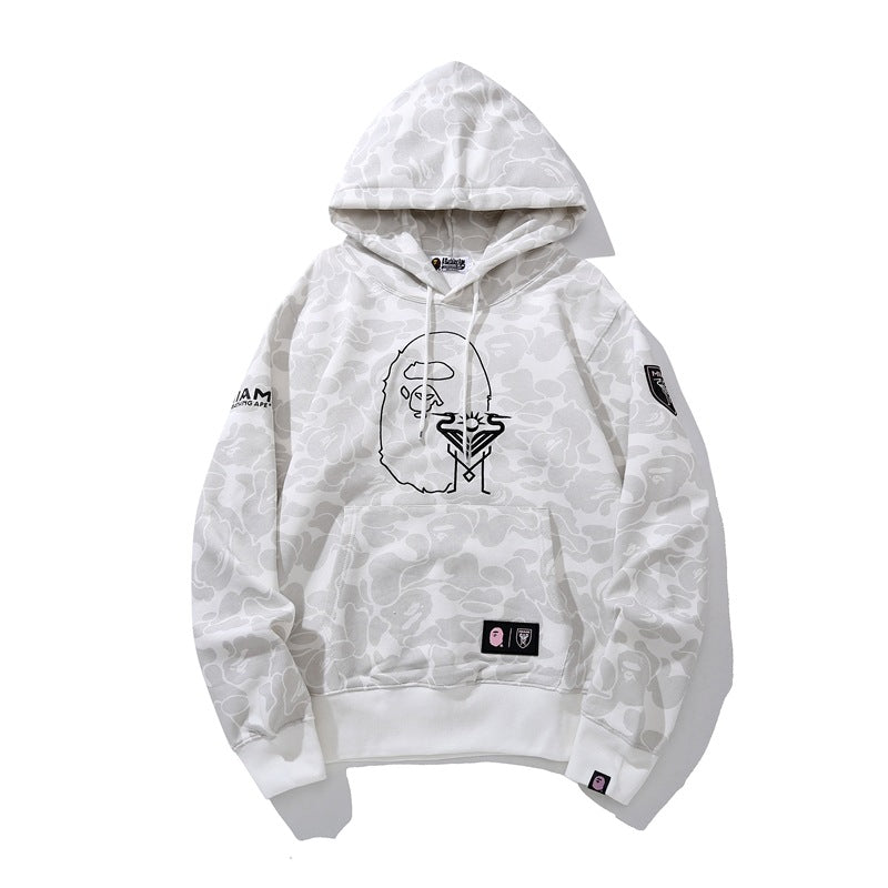 Ape Hoodie Autumn Camouflage Hooded Pullover Sweater
