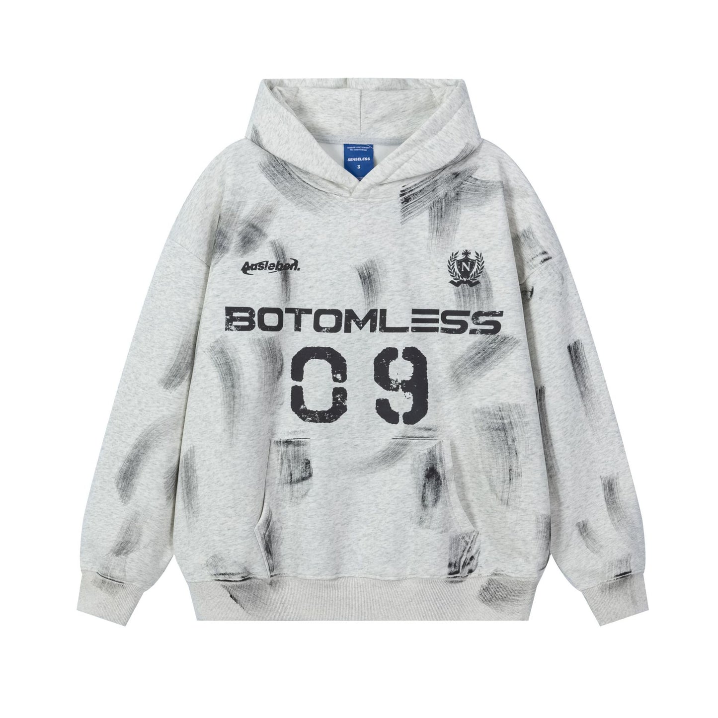 Vice streetwear vintage hooded sweater autumn and winter loose sweater
