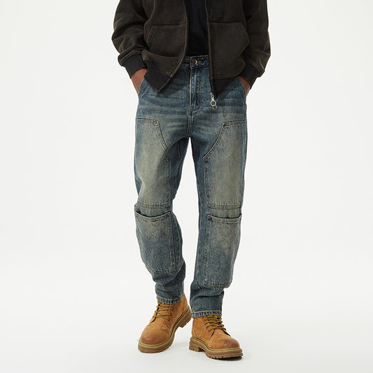 1990 Fashion Jeans Retro Loose Denim Trousers