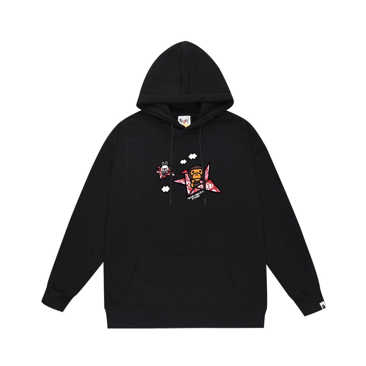 Ape Hoodie Autumn/Winter Letter Print Loose Hoodie Pullover Ape Sweater