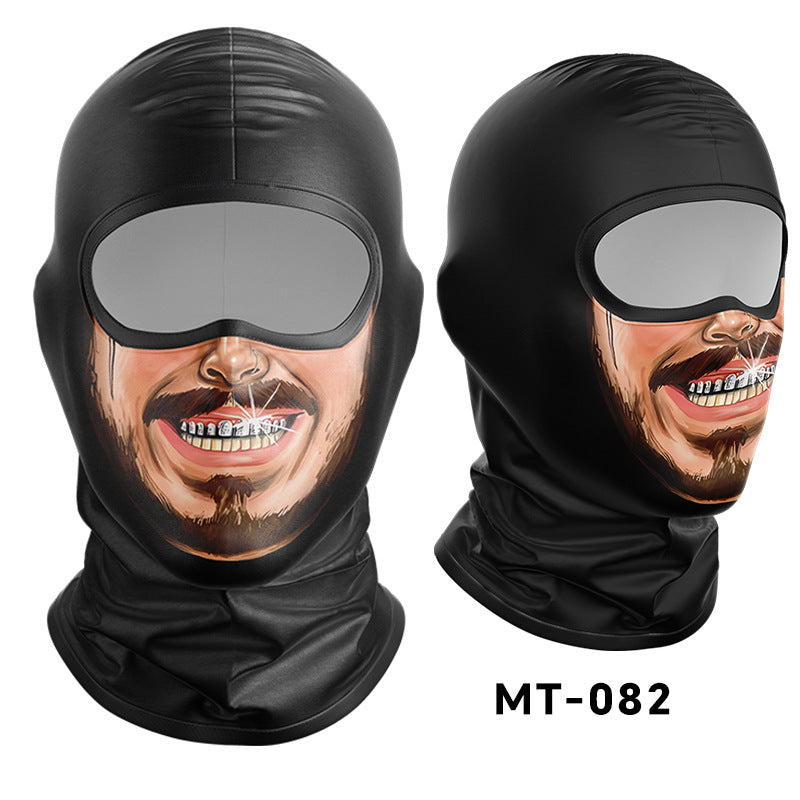 Cycling Windproof Hood Outdoor Cycling Sunscreen Ice Silk Fabric Scarf Face Towel