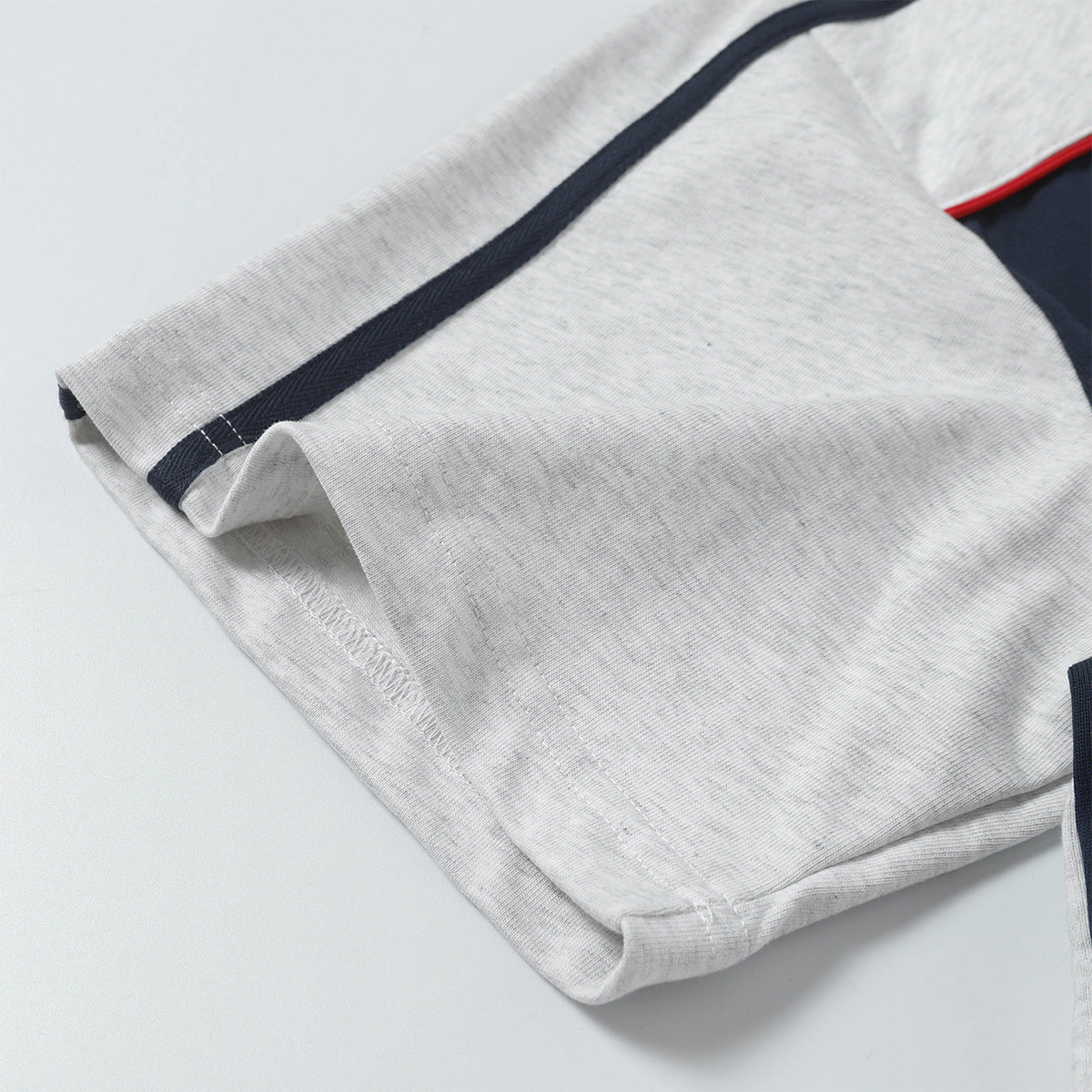Hustle vintage summer lapel short sleeve t-shirt loose