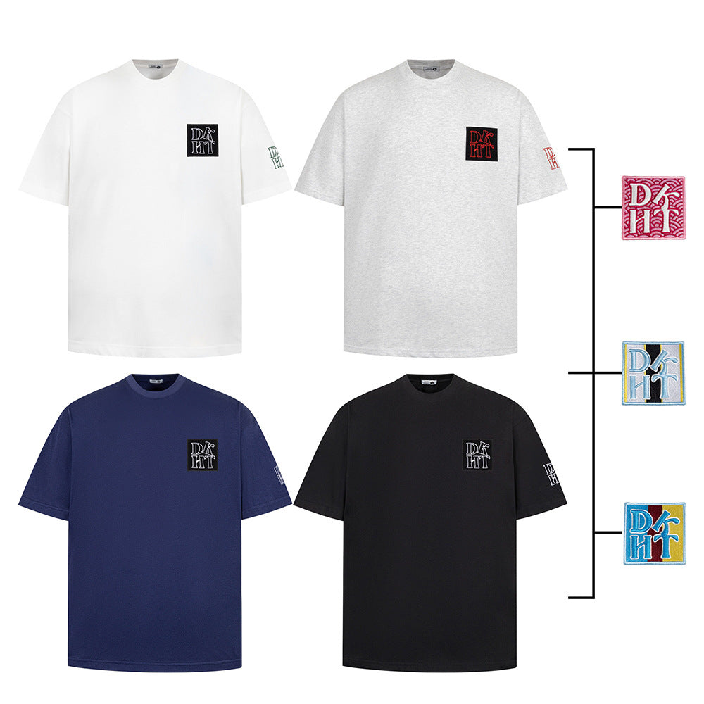 New York Hip Hop Style Vintage Summer Loose Crew Neck Couple T-Shirt