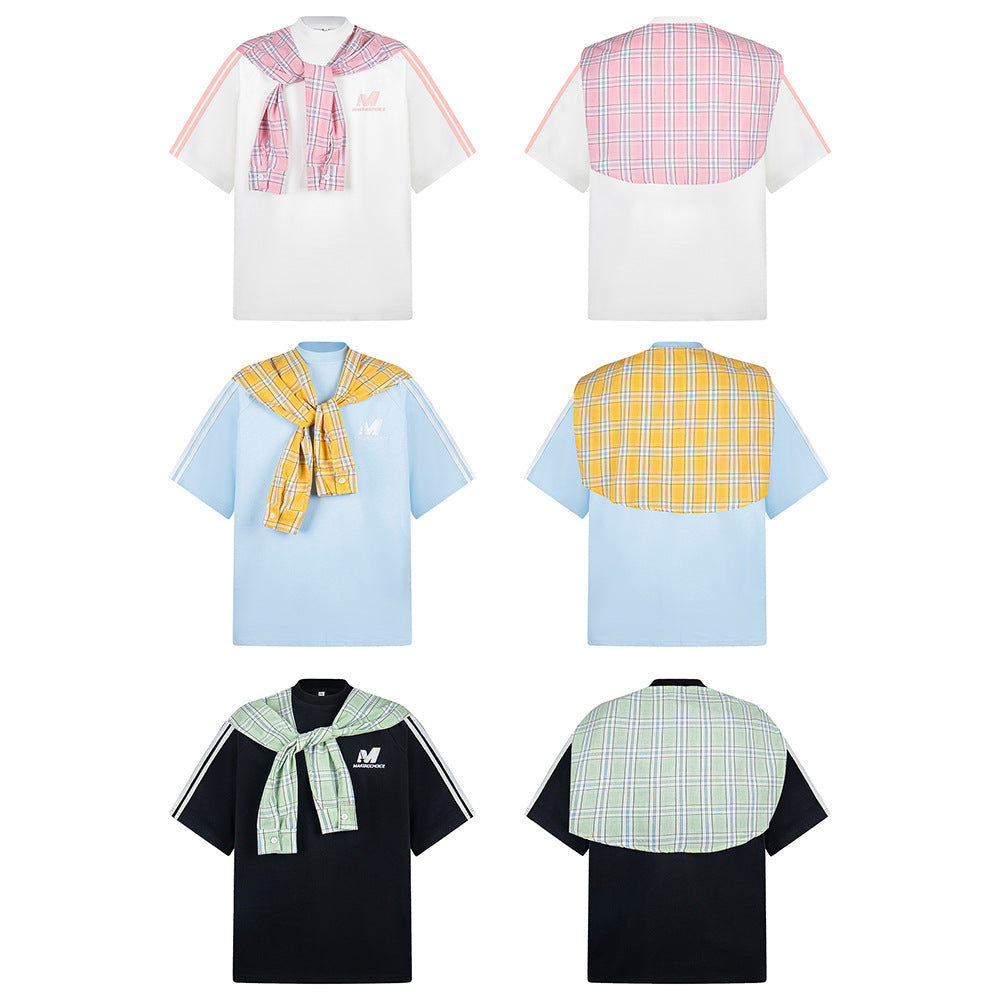 Nostalgia T Shirts Vintage Summer Loose Short Sleeve T-Shirt