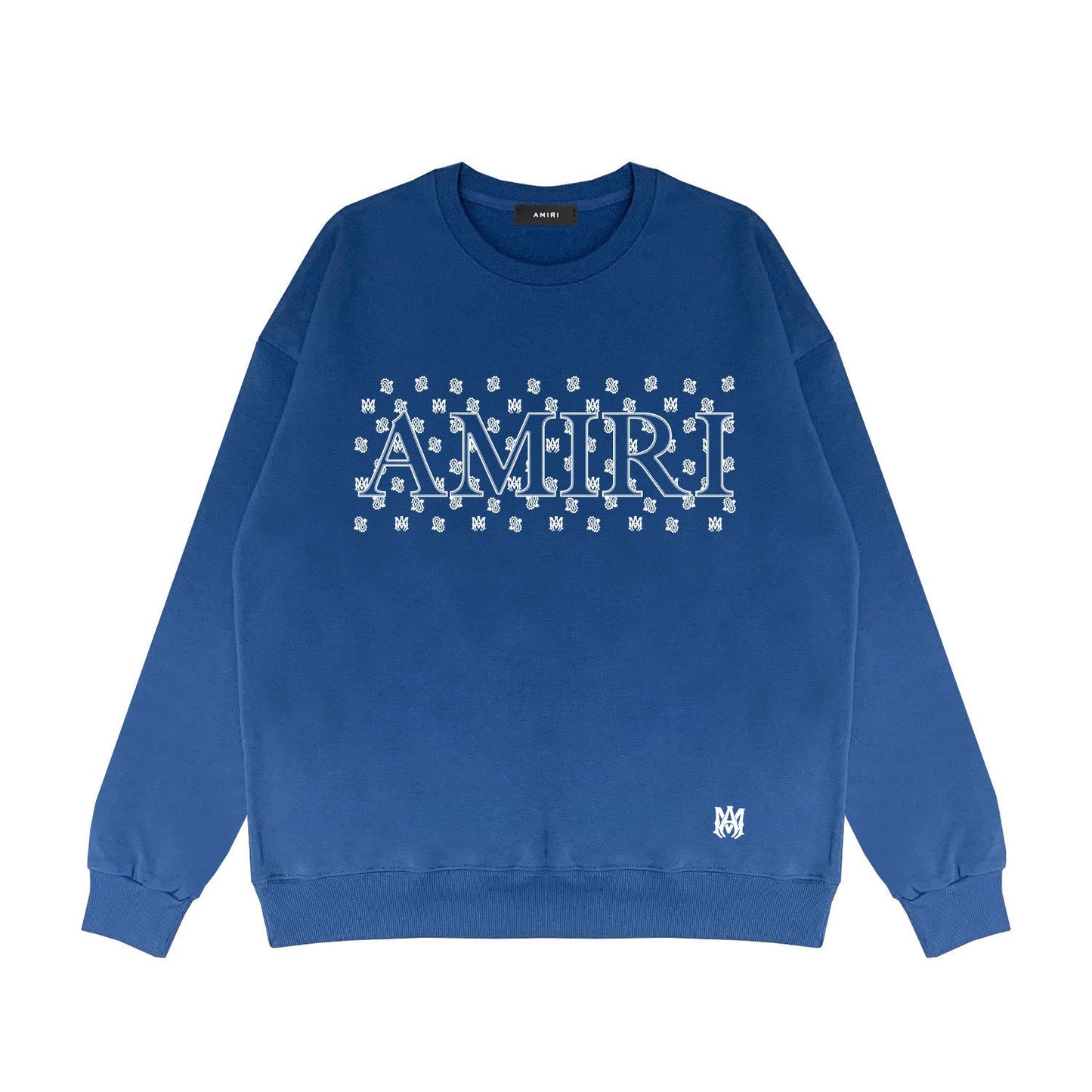 Amiri Long Sleeved Shirt Fashion Brand Crew Sweatshirts round Neck Sweater