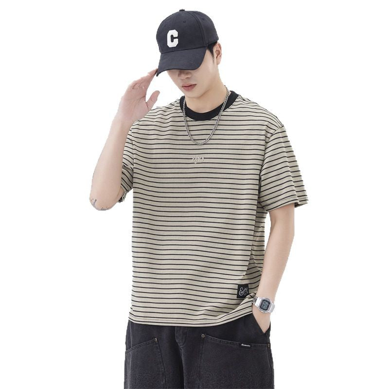 Mens T-shirts Short Sleeves Summer Loose