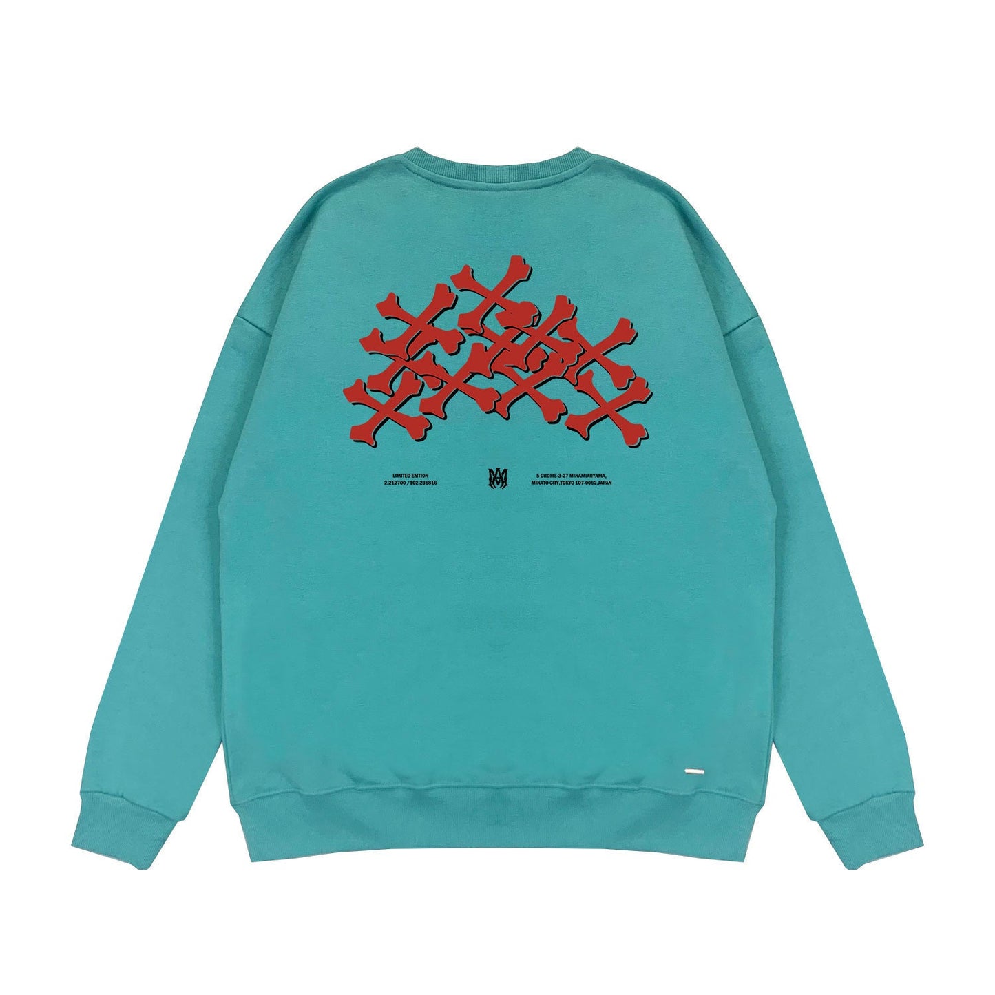 Amiri Long Sleeved Shirt Fashion Brand Crew Sweatshirts round Neck Sweater