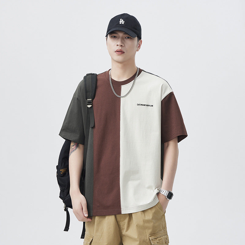 Men T-shirts Short Sleeve Summer Vintage Top