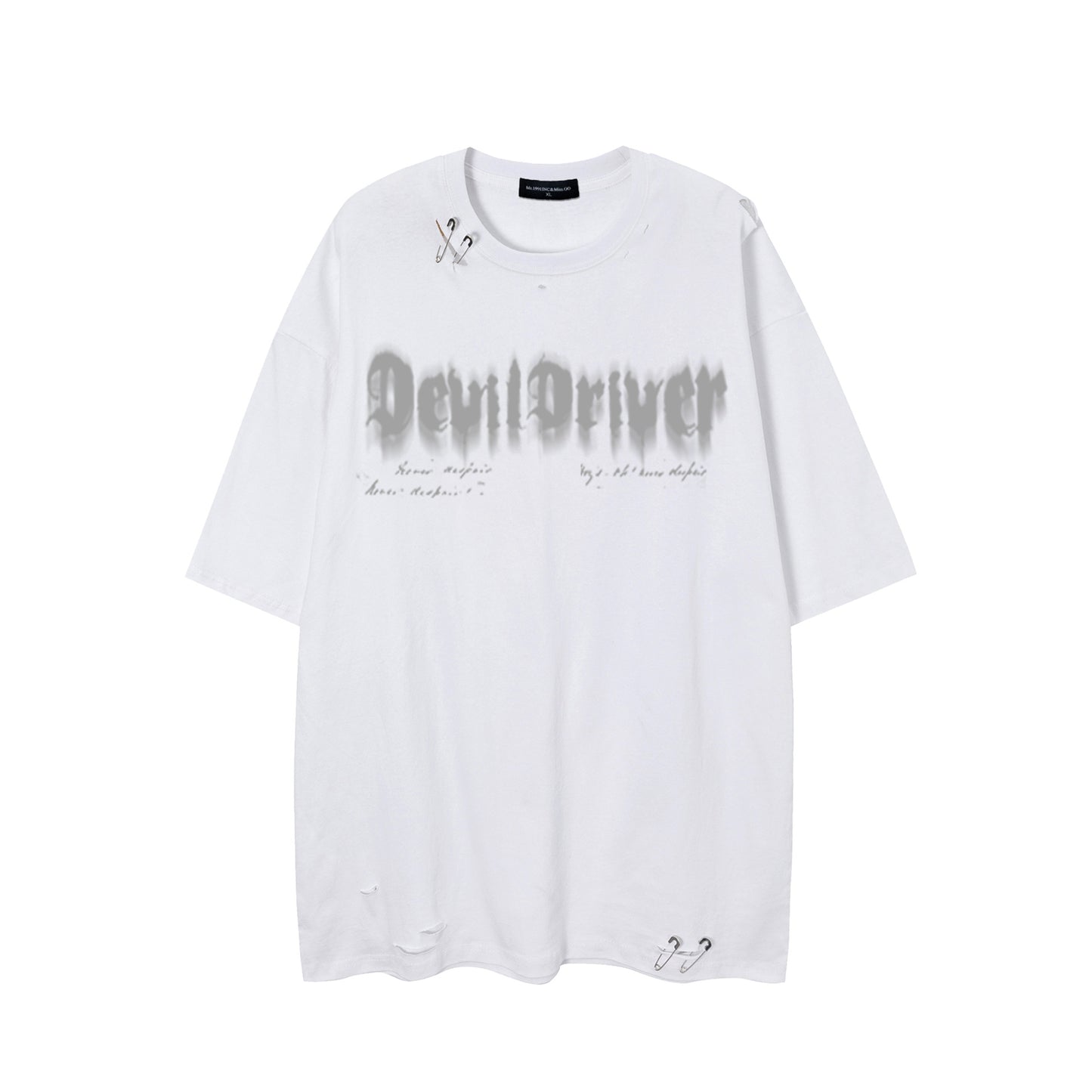Unisex T-shirts Street Anchor Cross Old Short Sleeve T-Shirt