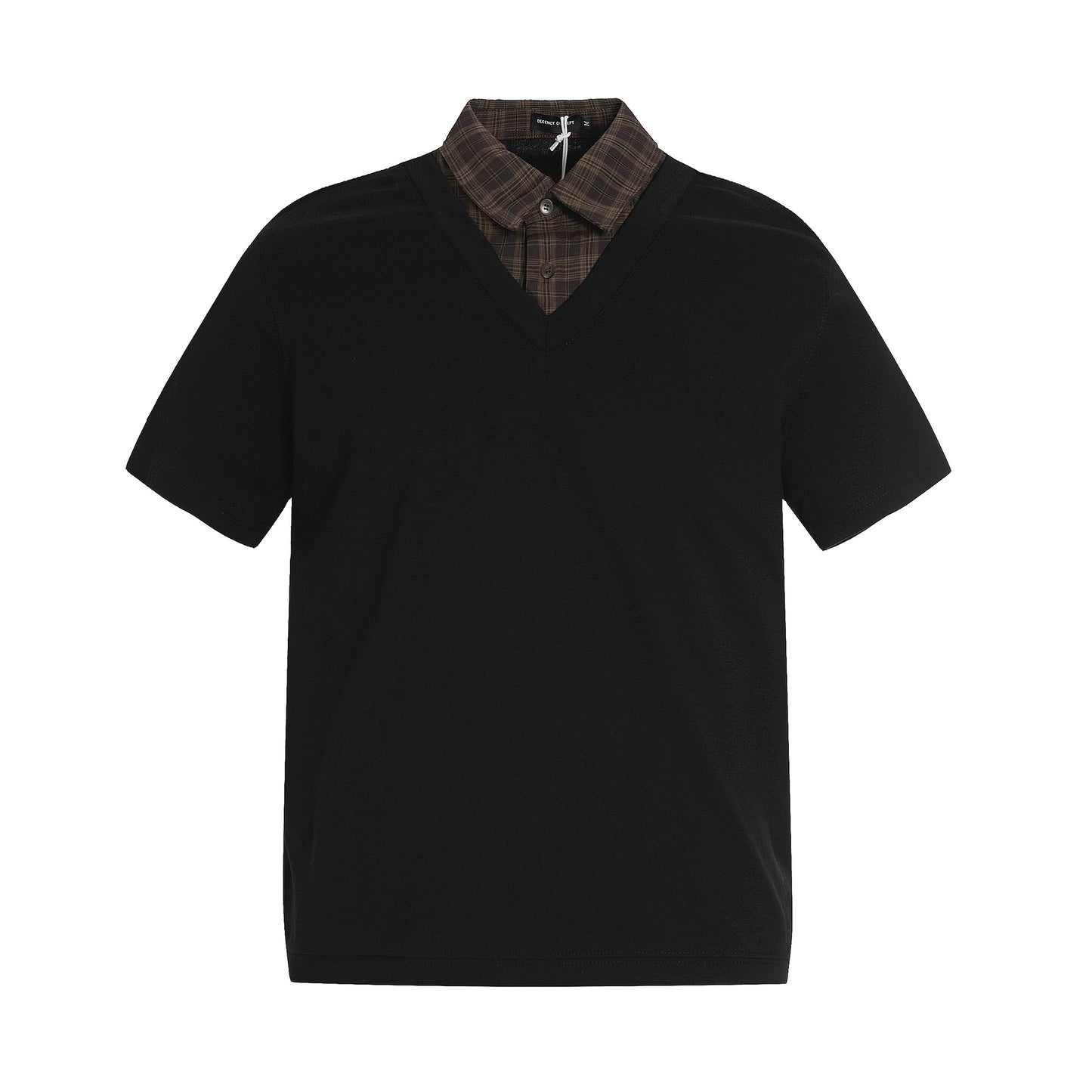 Casual Street Wear Lapel Short Sleeve Polo Shirt Loose Casual Top