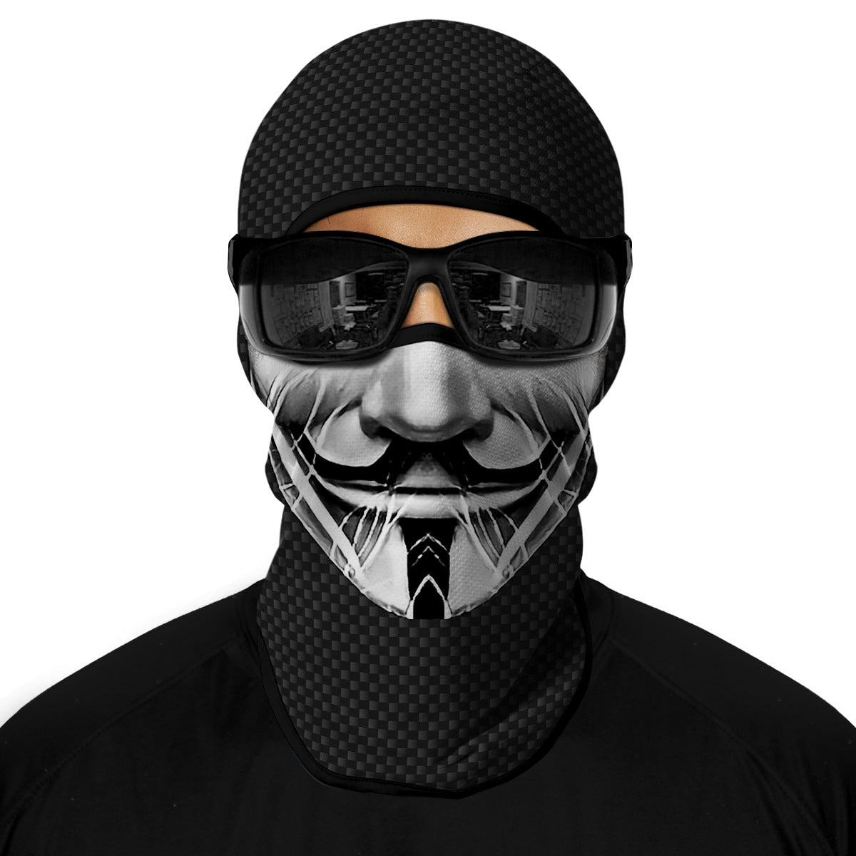 Cycling Windproof Hood Summer Sports Ice Silk Sunscreen Mask Breathable