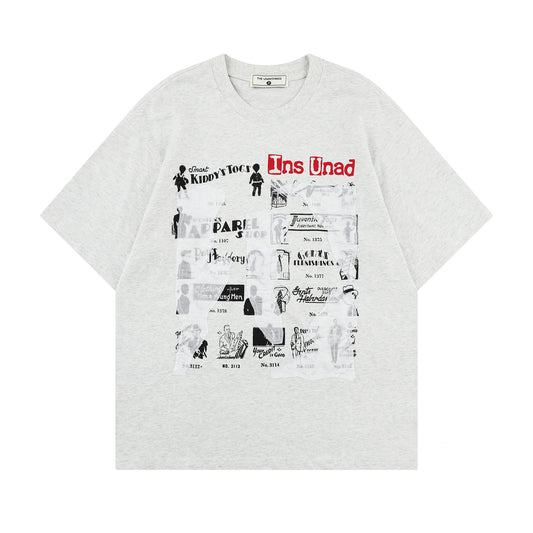 T shirt vintage usa summer vintage t shirt loose