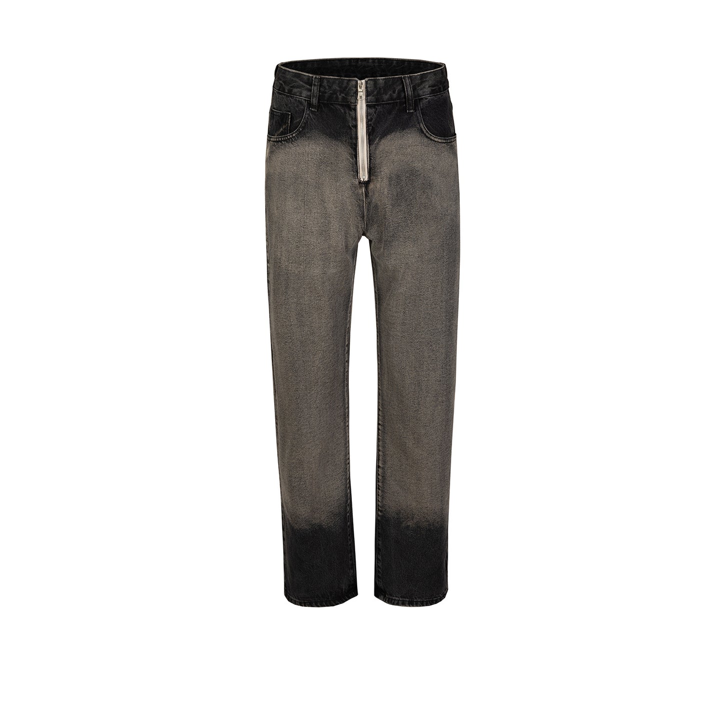 Rock Revival Jeans Washed Old Trousers Zip Jeans