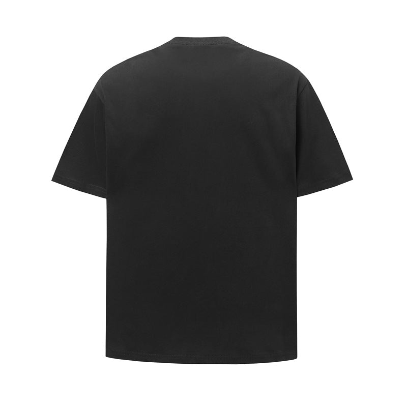 Hip Hop Shirts For Boys Vintage Alphabet Print Short Sleeve T-Shirt