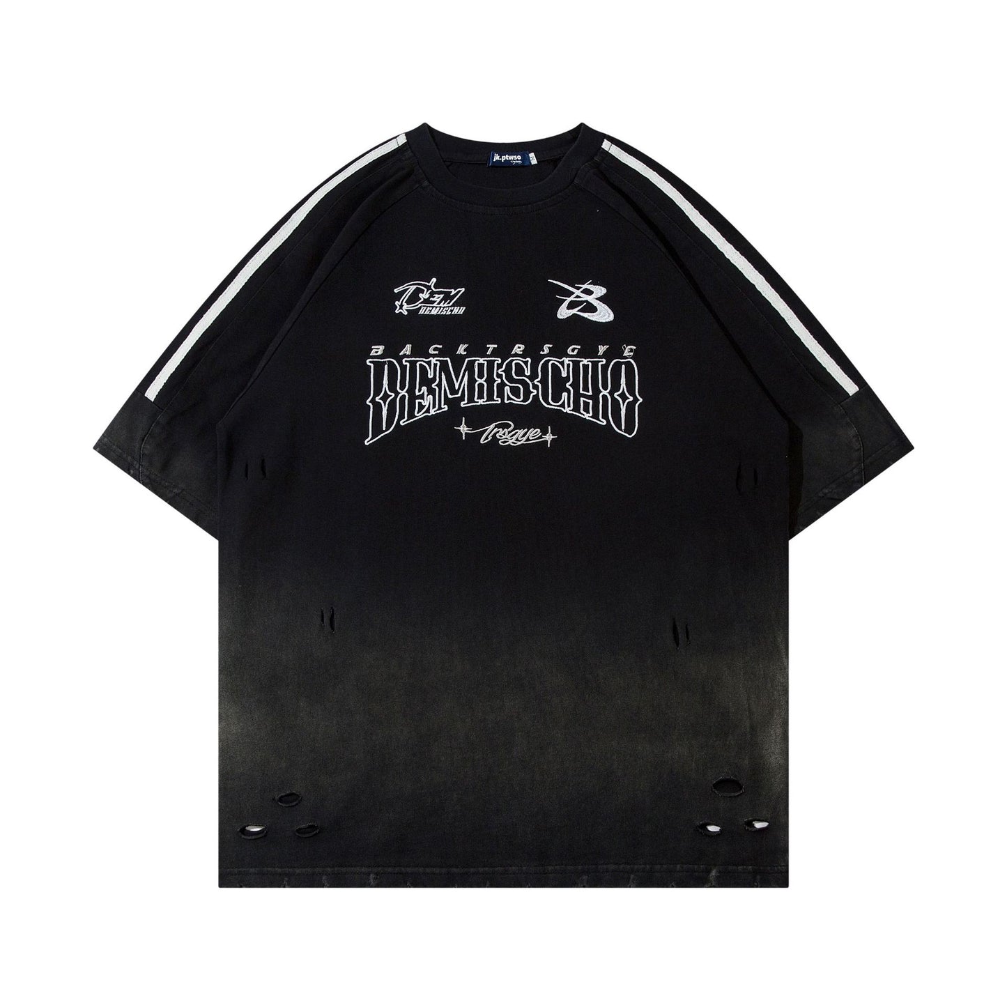 Remeras rock nacional vintage ripped t-shirt short sleeve