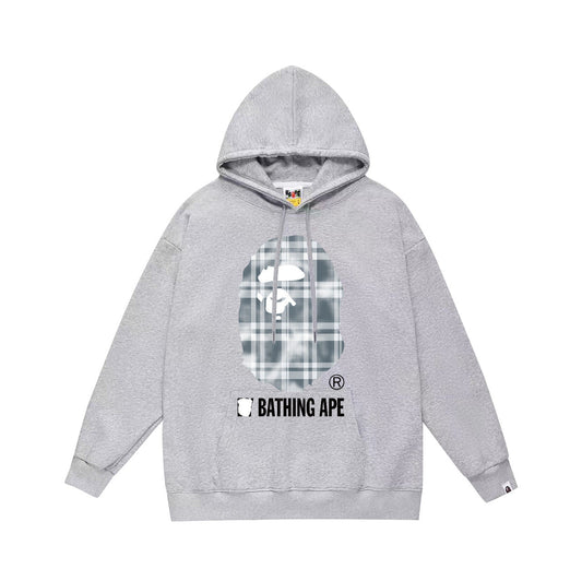 Ape Hoodie Autumn/Winter Letter Print Loose Hoodie Pullover Ape Sweater