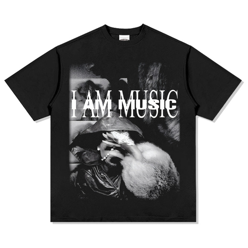 New york hip hop shop vintage hip hop playbois carti print short sleeve t-shirt