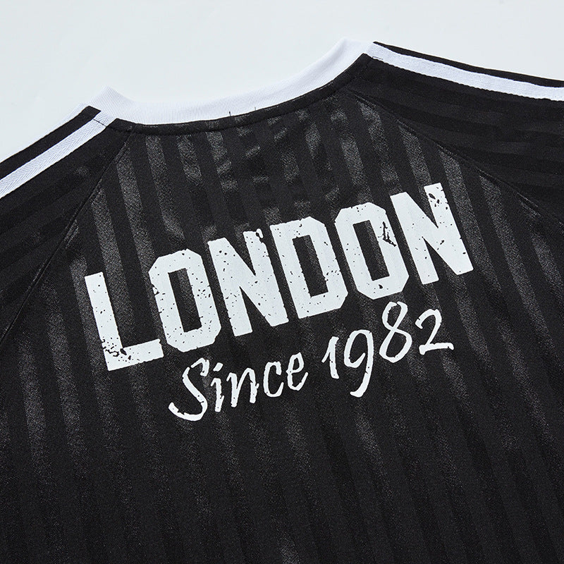 Nyc 1990 Shirt Vintage Alphabet Print Long Sleeve T-Shirt Jersey