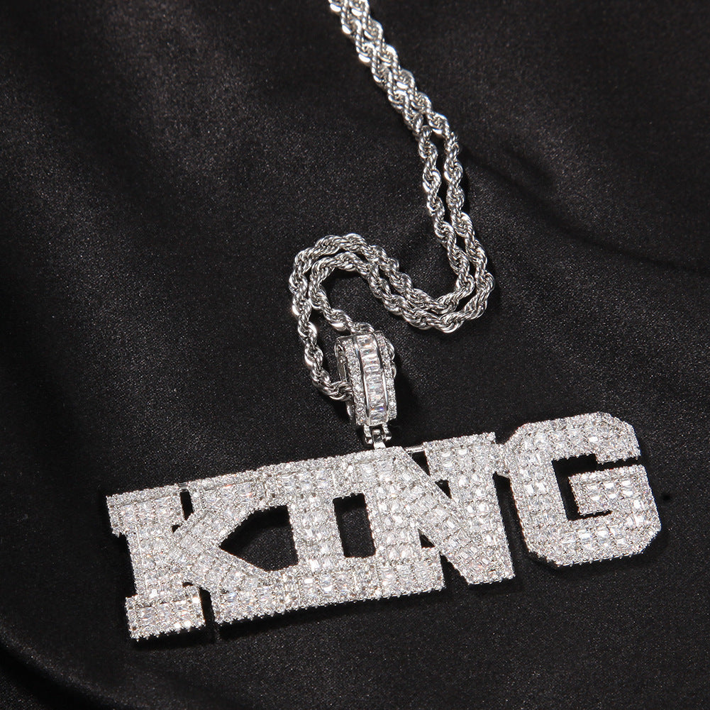 Jewelry Fashion Letter Pendant Necklace Word Up Royalty