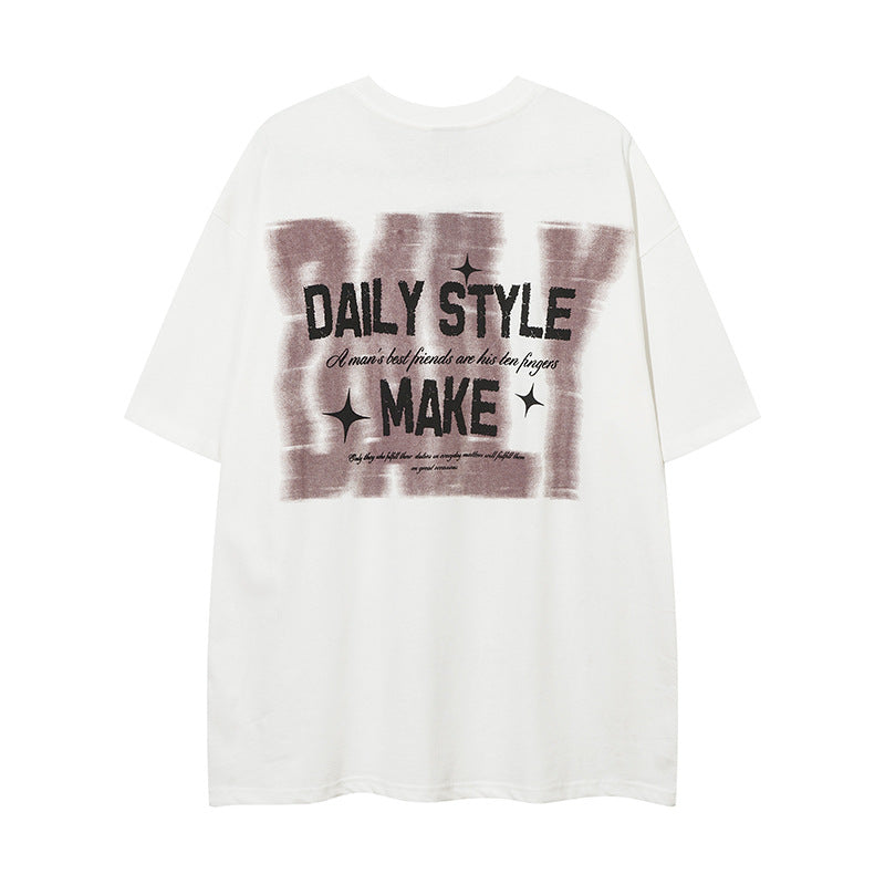 1990 Fashion T-Shirt Loose Short Sleeve