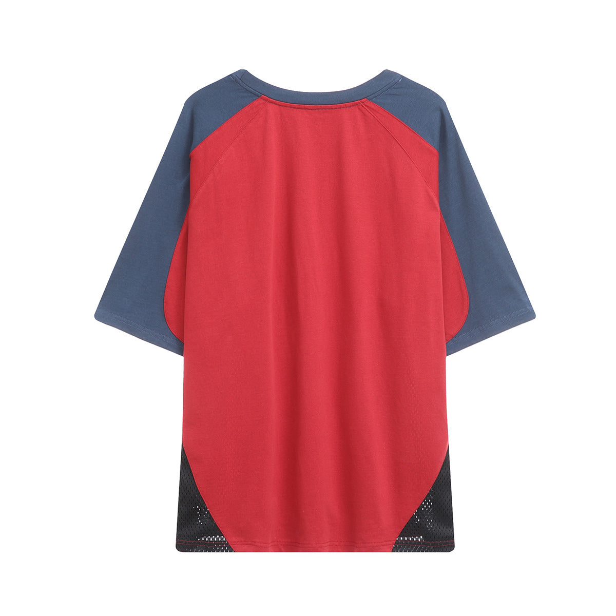 Racing oversized t shirt loose racing suit mesh cloth short sleeve t