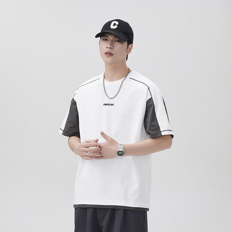 Mens T-shirts Summer Loose Short Sleeves