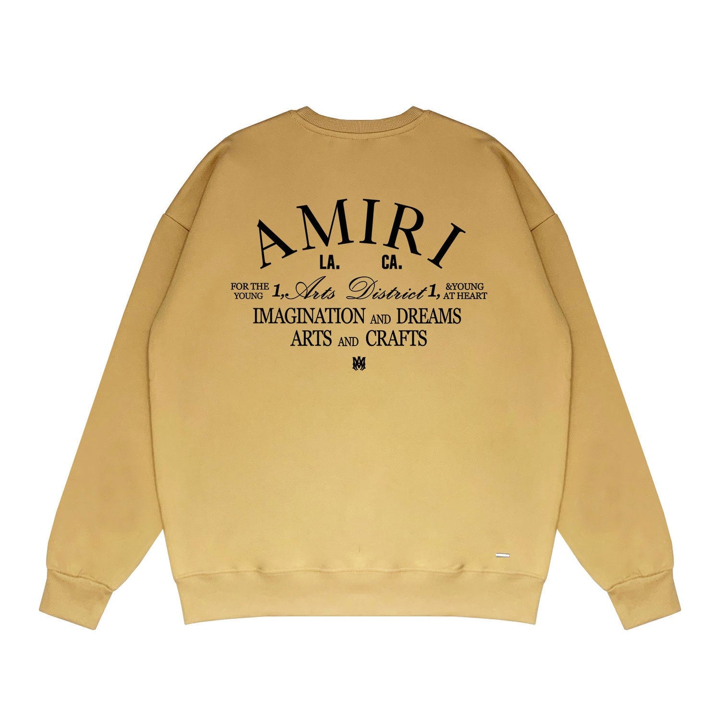 Amiri Long Sleeved Shirt Fashion Brand Crew Sweatshirts round Neck Sweater