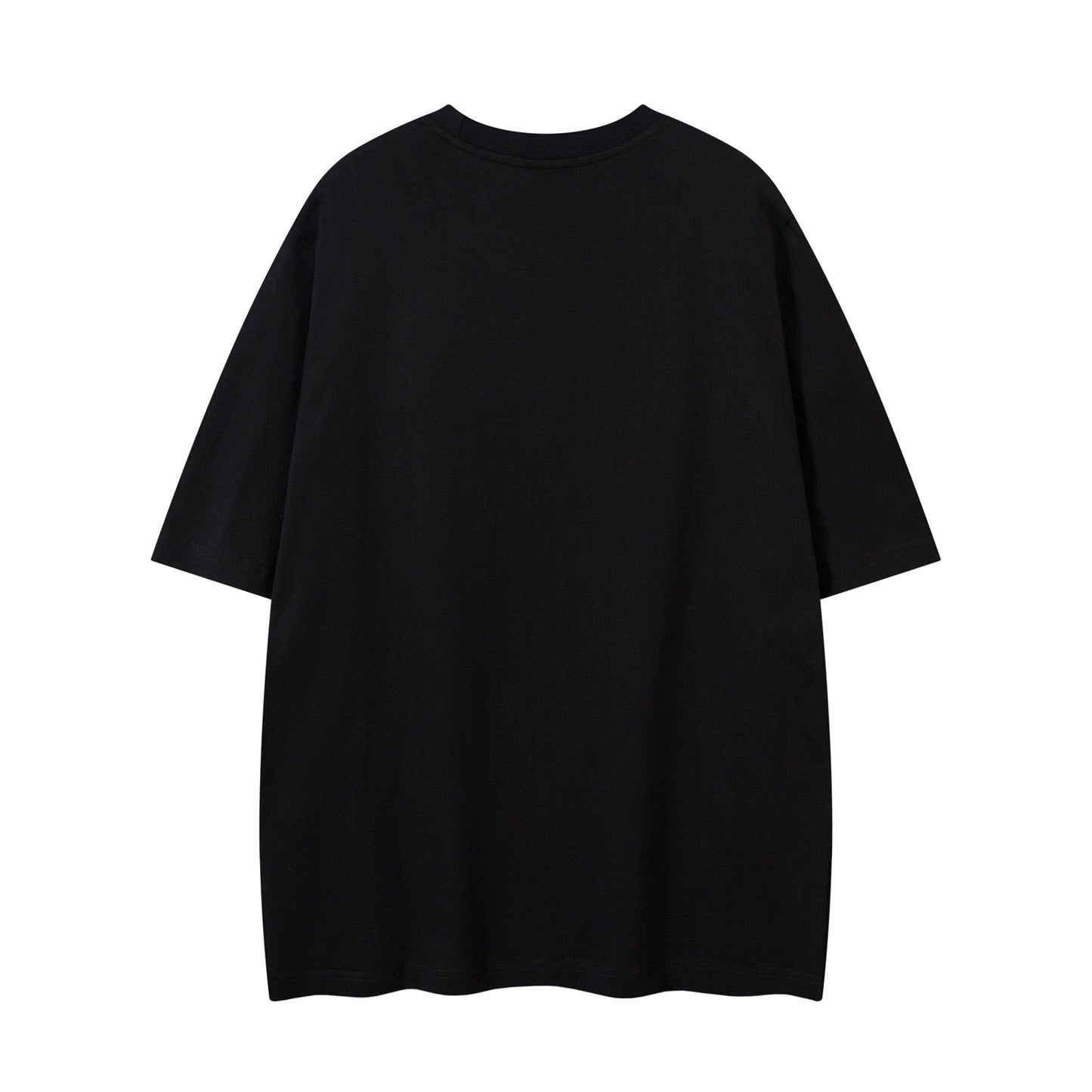 Distorted vintage short-sleeved t-shirt summer loose casual top