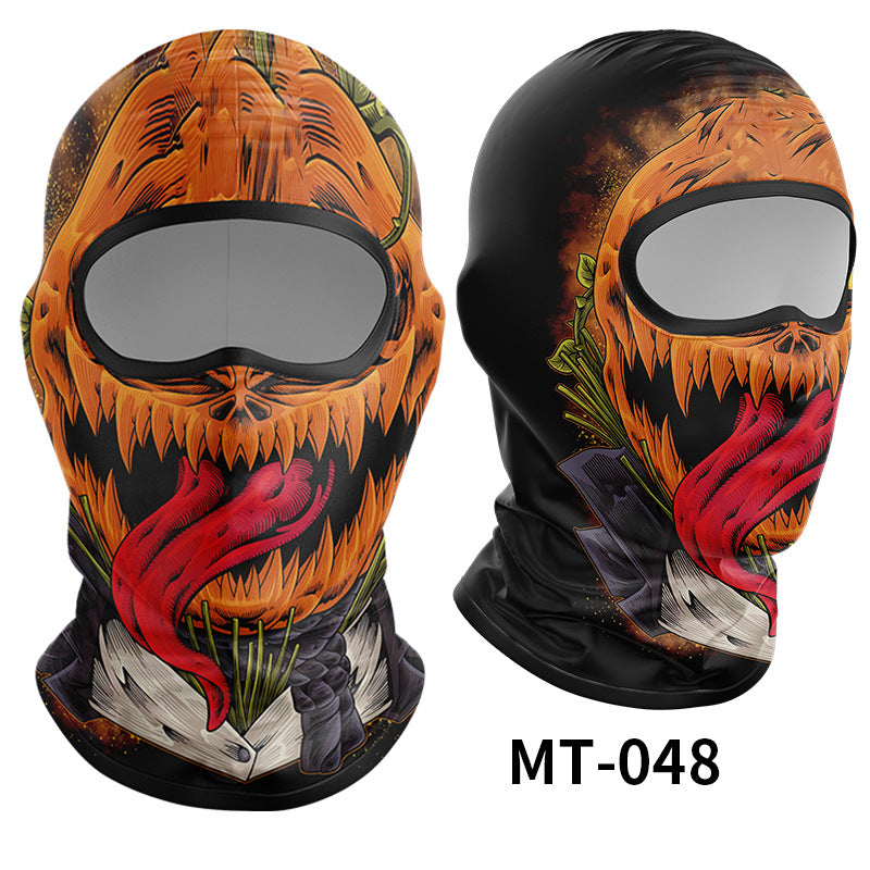 Cycling Windproof Hood Breathable Sunscreen Men's and Women's Ice Silk Fabric
