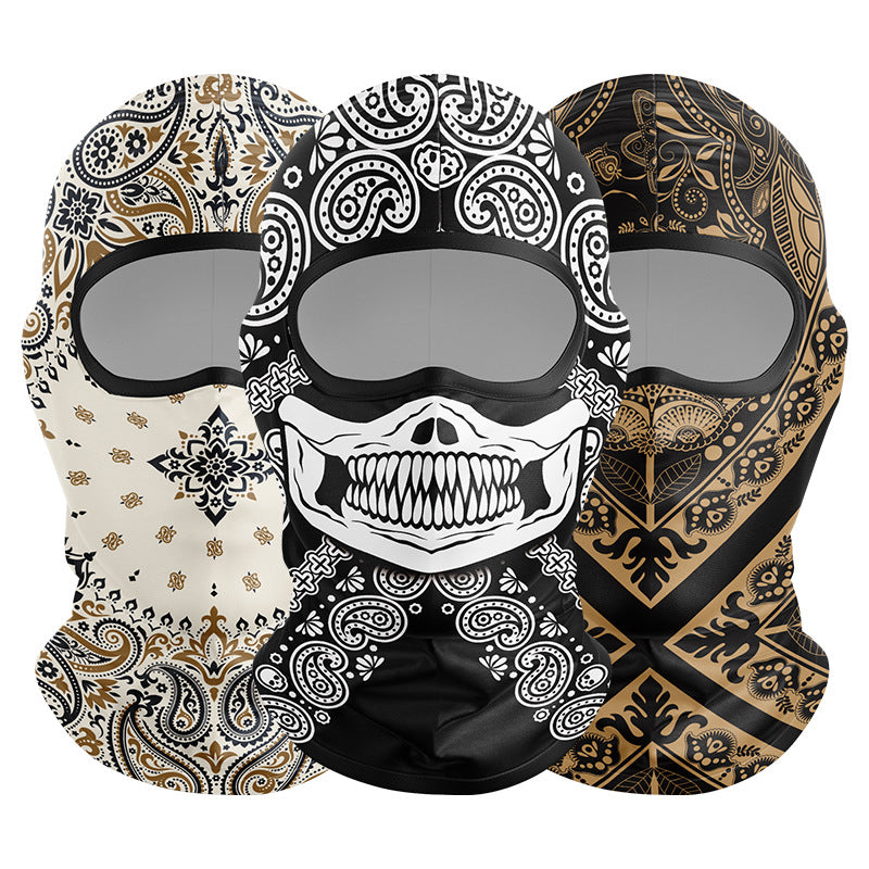 Cycling Windproof Hood Sunscreen Mask Scarf Integrated Lining